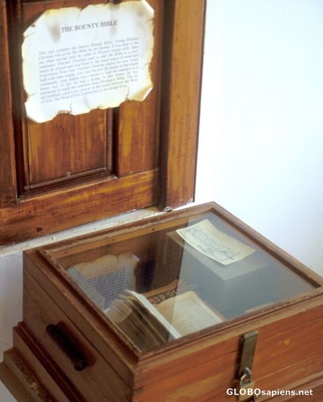 Postcard The bible from 