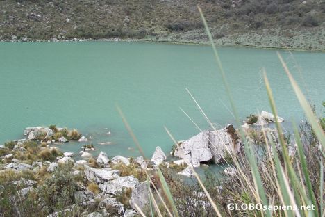 Postcard laguna Llanganuco