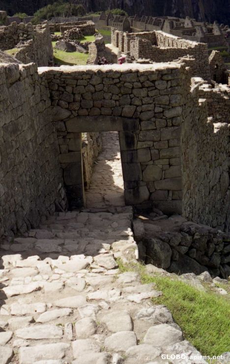 Postcard The garden path - Machu Picchu