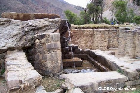 Postcard Part of Inca water system