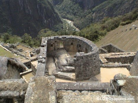 Postcard Temple of the Sun