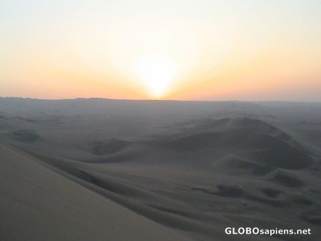 Postcard Sunset over Huacachina