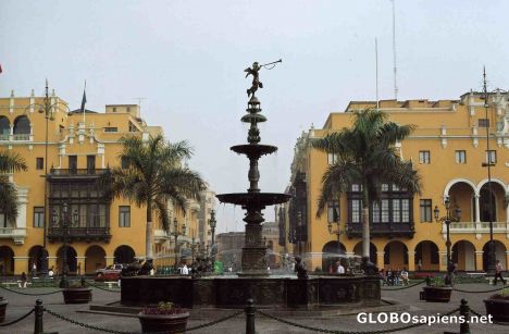 Postcard Plaza d'Armes