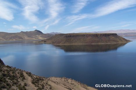 Postcard Laguna en Sillustani