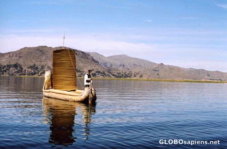 Postcard The Famous Reed Boats2