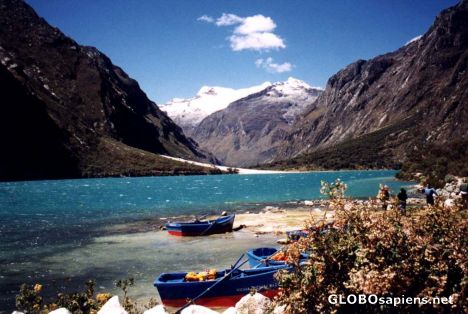 Postcard Llanganuco - Huaraz