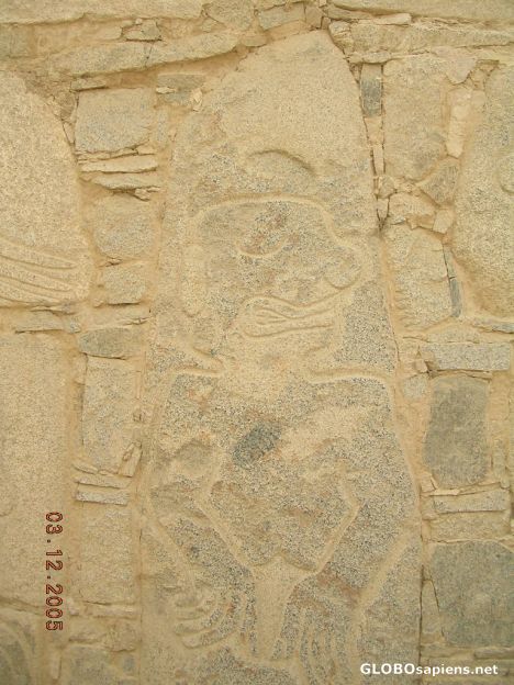 Postcard Templo Sechin-Casma -Ancash