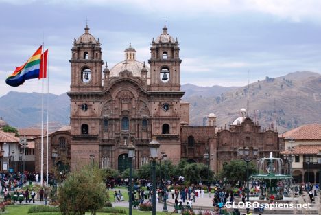 Postcard parade day in cusco