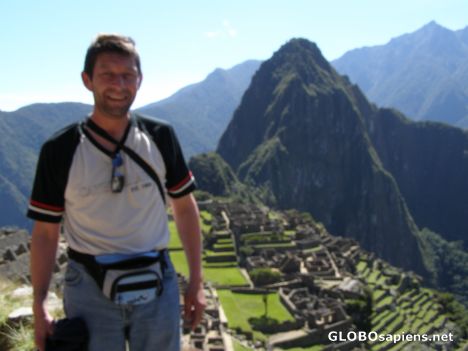 Postcard Me at Macha Picchu