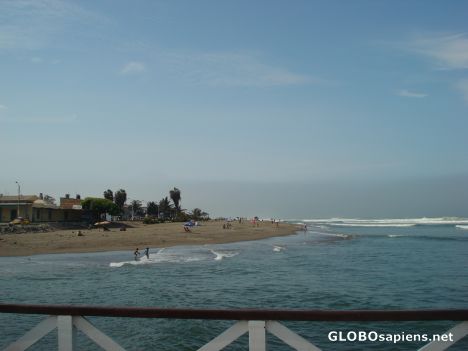 Postcard Huanchaco beach