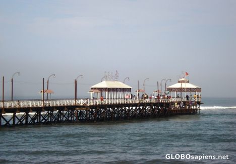 Postcard Muelle de Huanchaco