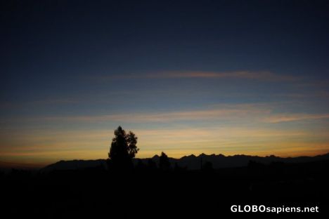 Postcard Sunset in Chincero