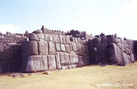 Postcard sacsayhuaman wall.