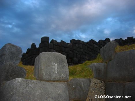Postcard Sacsayhuaman ruins