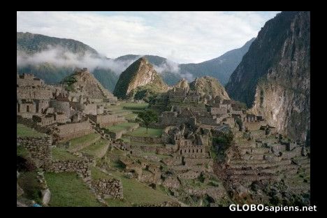 Postcard Sunrise on Machu Picchu