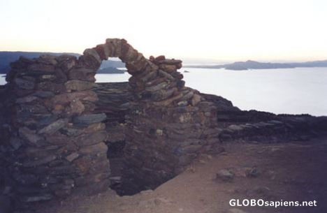 Postcard Amantani gate.
