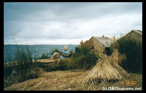 Postcard Uros Islands