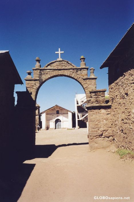 Postcard Taquile island.