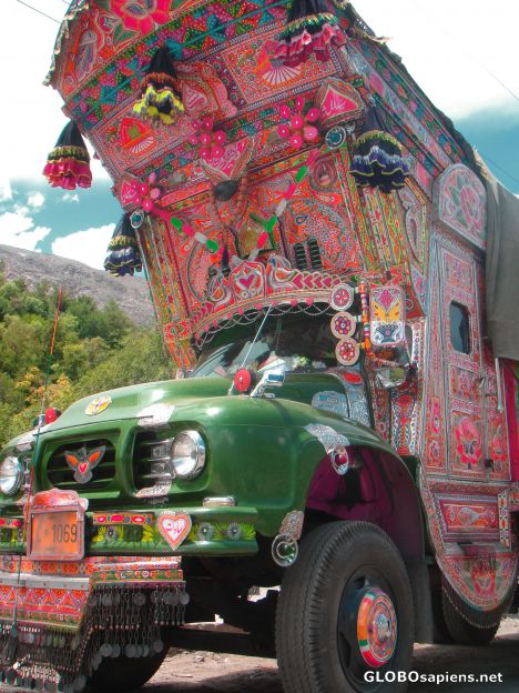 Postcard truck decoration 2