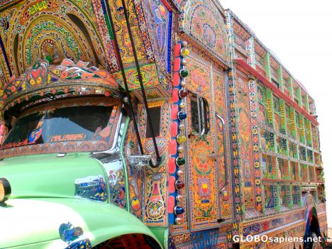 Postcard truck decoration 4