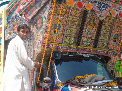 Postcard truck decoration 5