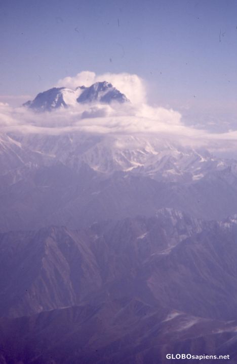 Postcard Pakistan 2008, Flight to Skardu, Nanga Parbat