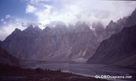 Postcard Pakistan 2008, Khunjerb to Karimada, Passu Conzes