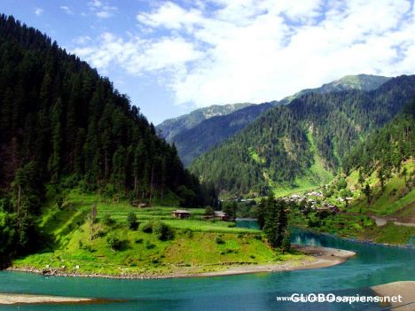 Postcard nwfp neelum pakistan