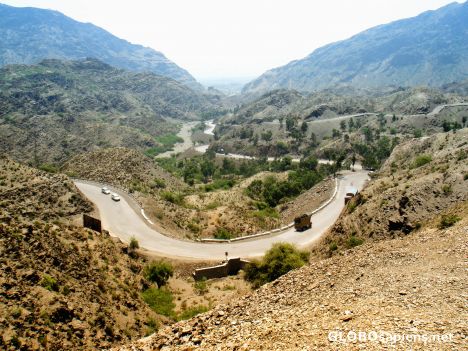 upwards to Khyber Pass