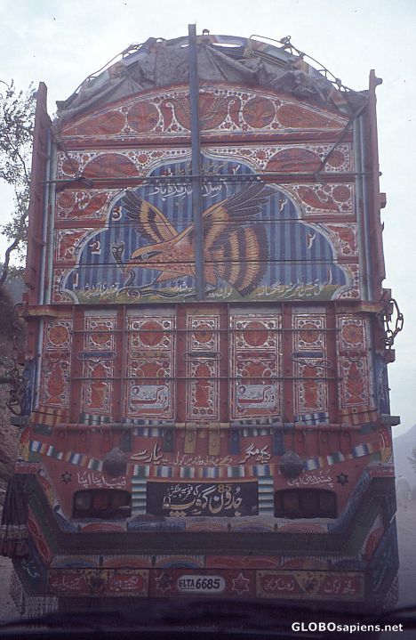 Postcard Pakistan 2008, Besham to Islamabad, Tail light