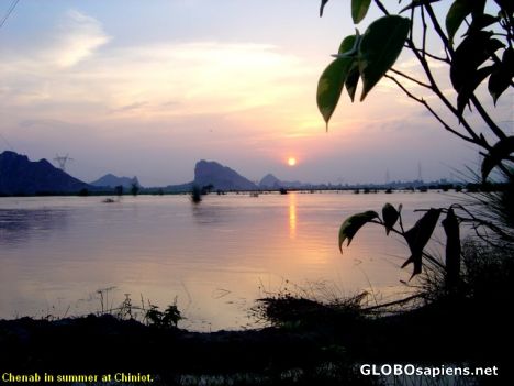 Postcard River Chenab