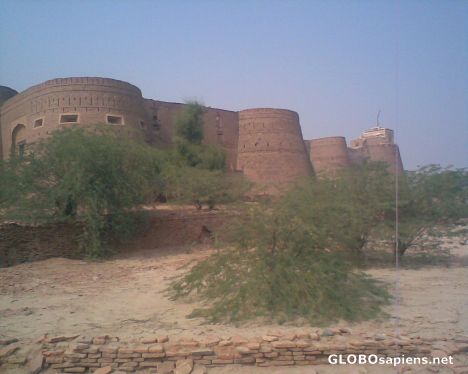Postcard Derawar Fort,Cholistan,Bahawalpur