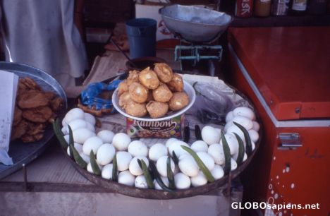 Postcard Pakistan 2008, Murree, Food Display
