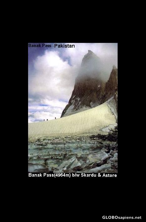 Postcard Banak pass