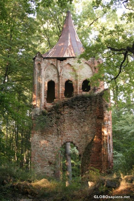 Postcard Old ruined abbey
