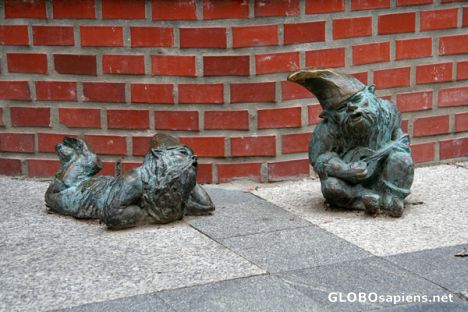 Postcard Wroclaw Gnome 3