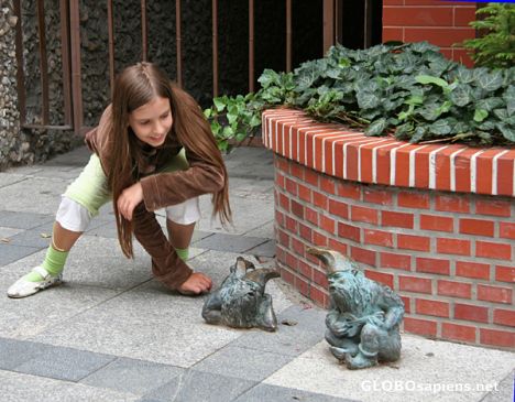 Postcard Wroclaw Gnome 4