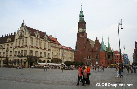 Postcard Rynek or Market Square