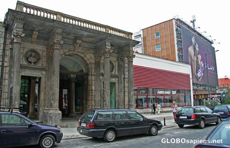 Postcard Old facade