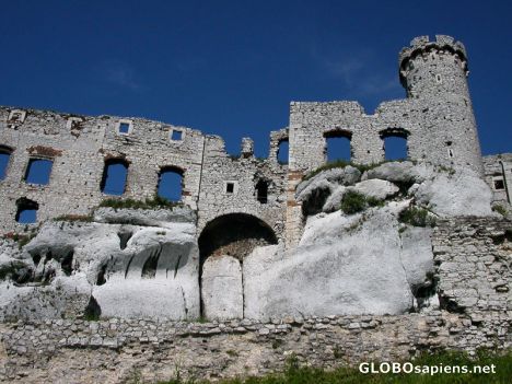 Postcard old ruins