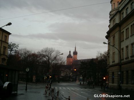 Postcard Sunrise in Cracow