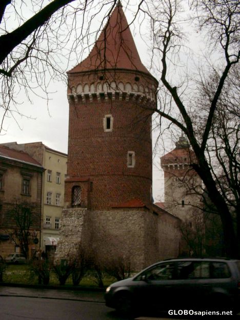 Postcard The old city wall