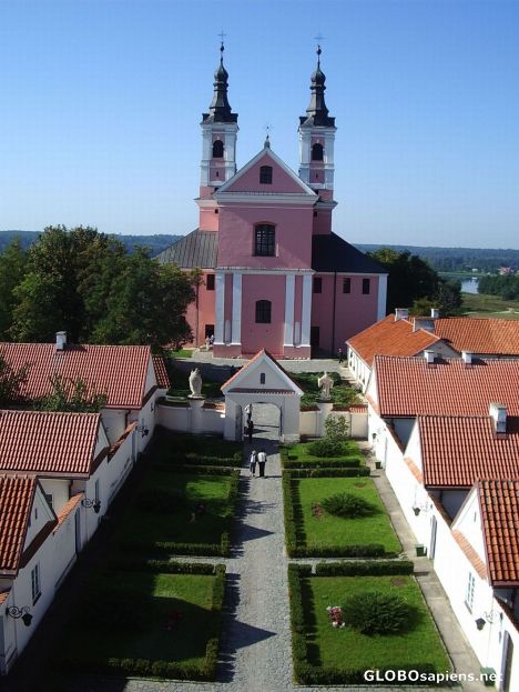 Postcard A monastery in Wigry