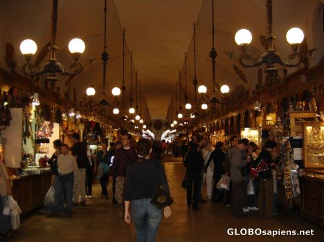 Postcard Market in the main square