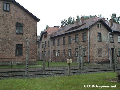 Postcard Auschwitz camp 2