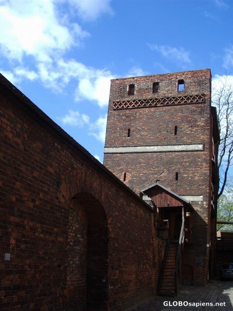 Postcard The Leaning Tower in Torun