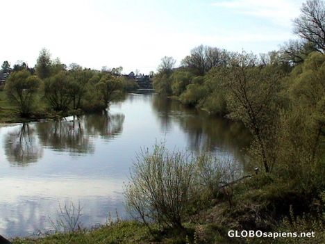 Postcard Wkra River