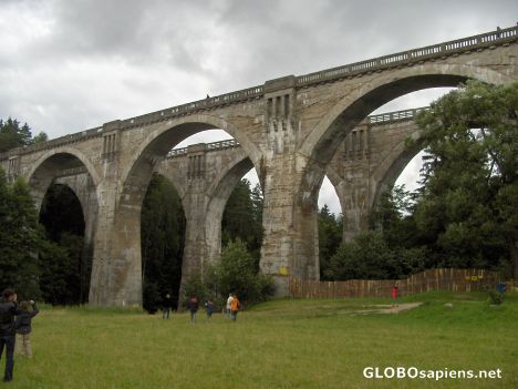 Postcard Stanczyki bridges