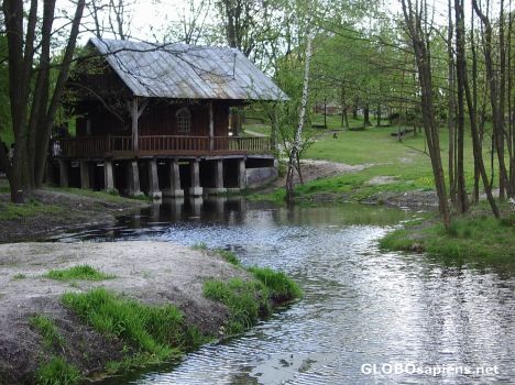 Postcard Water chapel in Krasnobrod
