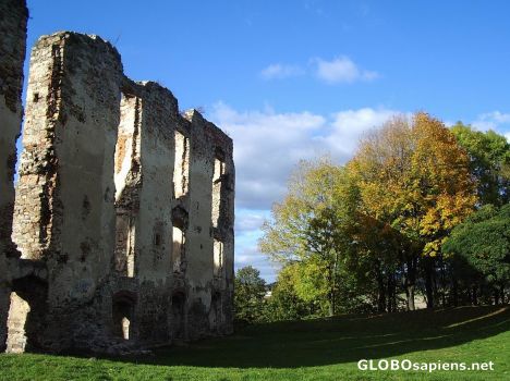 Postcard Ruins of the Bodzentyn castle